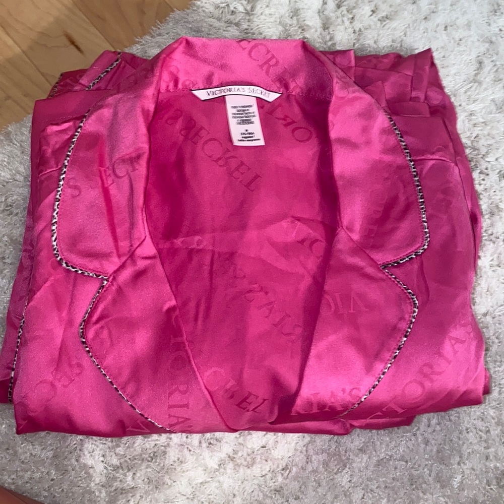 Victoria secret satin pajama set